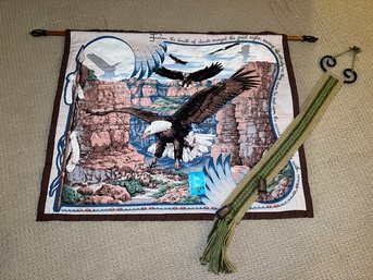 R11 Wall Tapestry And Macrame Wall Hanging