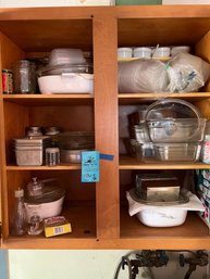 Corning Ware And Pyrex Bakers, Plastic Food Storage, Baking Pans