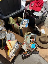Vintage Boy Scouts Hats Uniforms, Hot Wheels, Camping, Books  - Please See Pictures