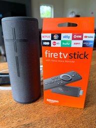 R3 Bluetooth Speaker Plus Fire TV STICK (New In Box)
