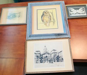 R10 Four Pieces Of Artwork, One Sketch By Dorothy Sweet