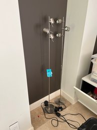 Two Modern Minimalist Style Floor Lamps  52in Tall