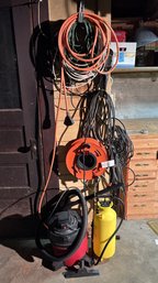 R7 Extension Cords, Shop Vac, Sprayer & Wall Cord Organizers