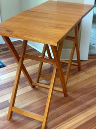 R2 Folding TV Dinner Tables Set Of Two