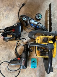 Power Tools, Mcculloch Pro Mac 510 Chainsaw, Craftsman Drill, Skill Jig Saw, Dremel Saw Max