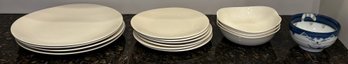 R1 Crate And Barrel Eva Zeisel Collection Of Dishware And A Japanese Soup Bowl