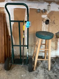 Dolly, Crowbar And Barstool