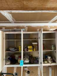 Contents Of Cabinets Including Cart In Packaging On Top