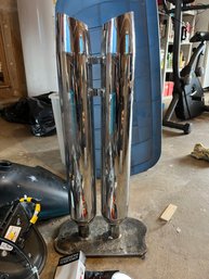 Car And Motorcycle  Parts.  Tail Pipes, Painted Tanks, Car Side Mirrors.  Please See Pictures