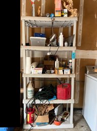 Sterilize Shelving  75in X 36in X 18in And Contents.