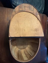 R2 Woven Myrtlewood Picnic Basket. See Photos For Measurements