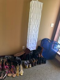 FE Lot Of Womens Shoes Size 6 Shoe Organizer And Hamper