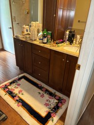 R9 Bathroom Lot To Include Turapur, Olay, Pantene, Body Firm, Argan Hair Oil, Scunci, Calvin Klein Perfume