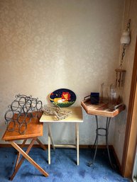 R3 Tv Trays, Ceramic Iron Table, Wind Chimes, Wine Rack, Decor