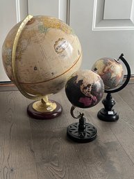 Collection Of World Globes