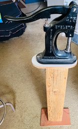 R1 Stimpson 405 Grommet Bench Press Machine Eyelet Rivets Fasteners Stands 44in Tall Mounted