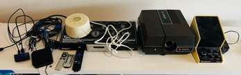 R2 Electronics Lot! Apple Tv, Roku, Monster Power Center, Sleep Machines, Projector