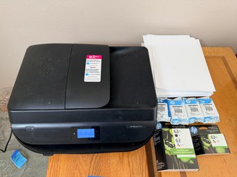 R2 HP Printer With Paper & Cartridges