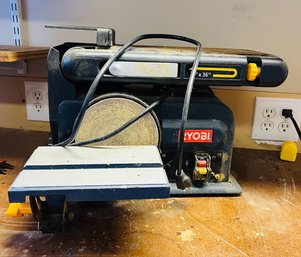 R0 Ryobi BD 4600 4 X 6 Belt & Disc Sander 3600 RPM 120V