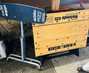 R0 Black & Decker Workmate 425 Portable Project Center And Vise Plus Rigid Flip Top Portable Work Support