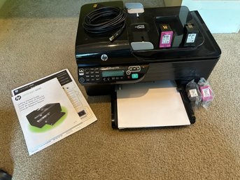 R2 Hp Officejet 4500 Model No. CN21B G21NV, New Ink Cartridges, Paper And Instruction Manuals