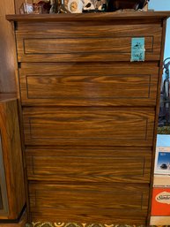 Rm8 Dresser Five Drawer 45.5in X 29.5in X 16in