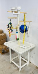 R0 Large Bird Play Gym Stand 68In Tall 33in Wide 25in Long