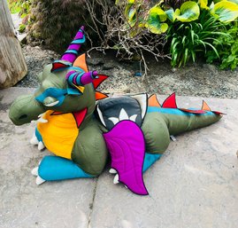 R0 Manhattan Toy Company Large Dragon Stuffed Animal 57IN Long 26IN Tall And 24IN Wide