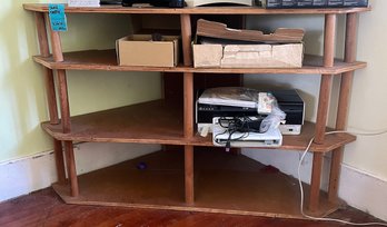 R12 Plywood Corner Shelf. Contents NOT Included