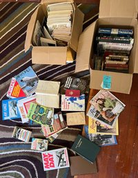 R12 Two Boxes Of Vintage Magazines And Books