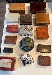 RUS Collection Of Keepsake/trinket Boxes