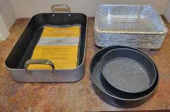 R4 Tramontina Aluminum Baking Pan, French Bakers Paper, Foil Baking Pans, Cake Pans