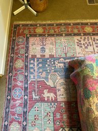 Woven Rug Measures 5.5 Feet