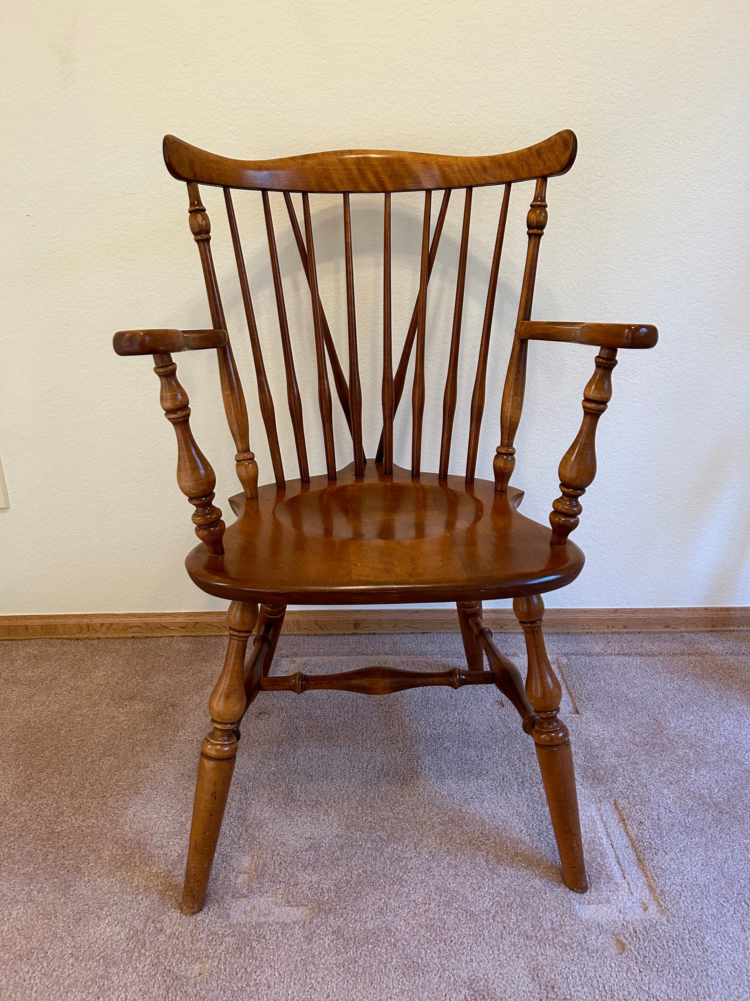 Ethan Allen Plant 21 Nutmeg Chair #13314 | Auctionninja.com