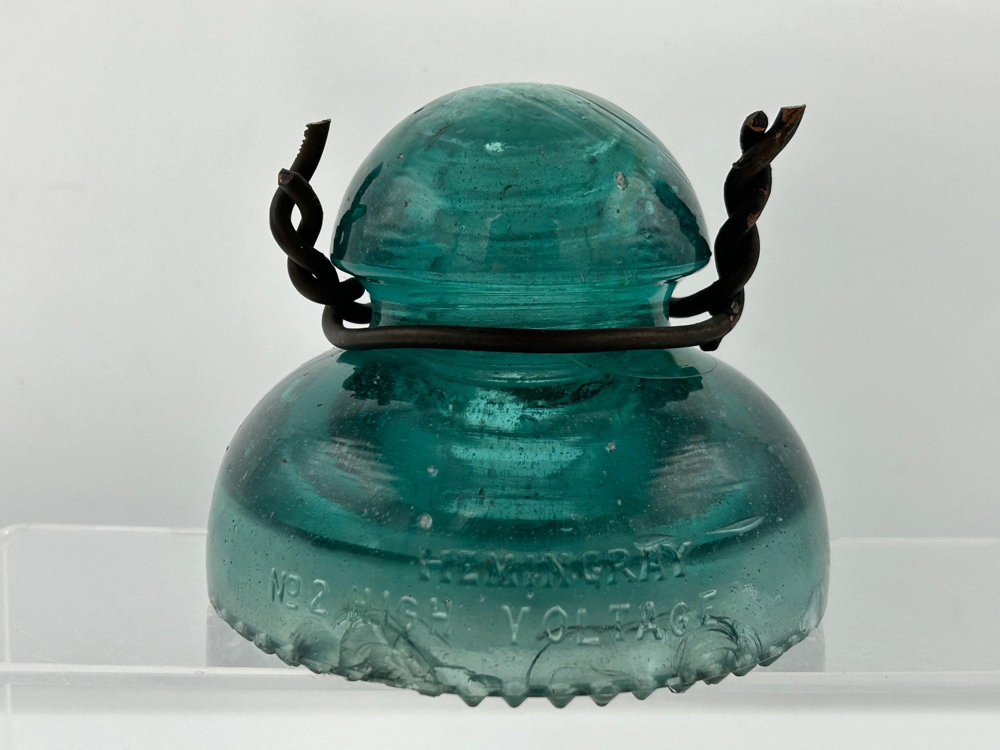 Hemingray No. 2 High Voltage Glass Insulator CD 281 #21357