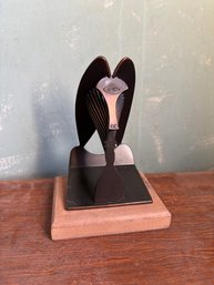 Cubist Metal Maquette Of The Chicago Picasso Sculpture 1967 PUB. BLDG. COMM. CHGO.