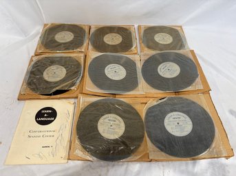 Learn A Language Record Course Spanish And French Vinyl Records