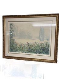Signed Landscape Print By Rodolphe Planquette