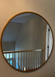 Round Mirror With Gold Frame
