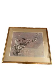 Chin Weng Birds On Branch Print