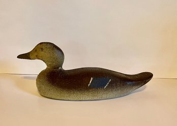 Vintage Hand-Painted Wooden Duck Decoy