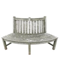 Westminister Curved Teak Bench