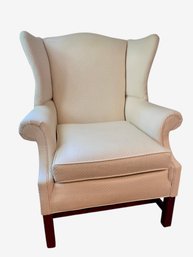 Temple Custom Upholstered Wing Chair