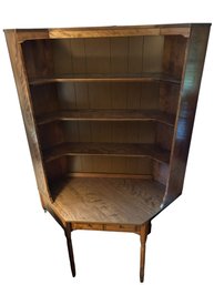 Ethan Allen Corner Desk With Shelves