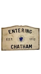 Entering Chatam Sign