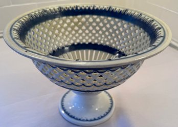 Antique Pedestal Bowl Or Compote