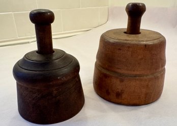 Antique Wooden Butter Molds
