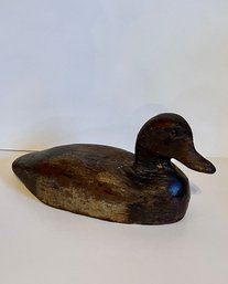 Vintage Hand-Carved Wooden Duck Decoy