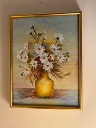 Angelica Daisies In Vase Painting