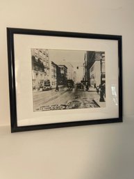 Framed Historic Lexington Street Scene Photograph Print